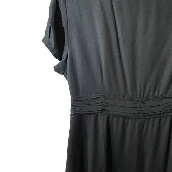 Boden Cap Sleeve Sheath Black Dress Size 14R - Picture 8 of 10